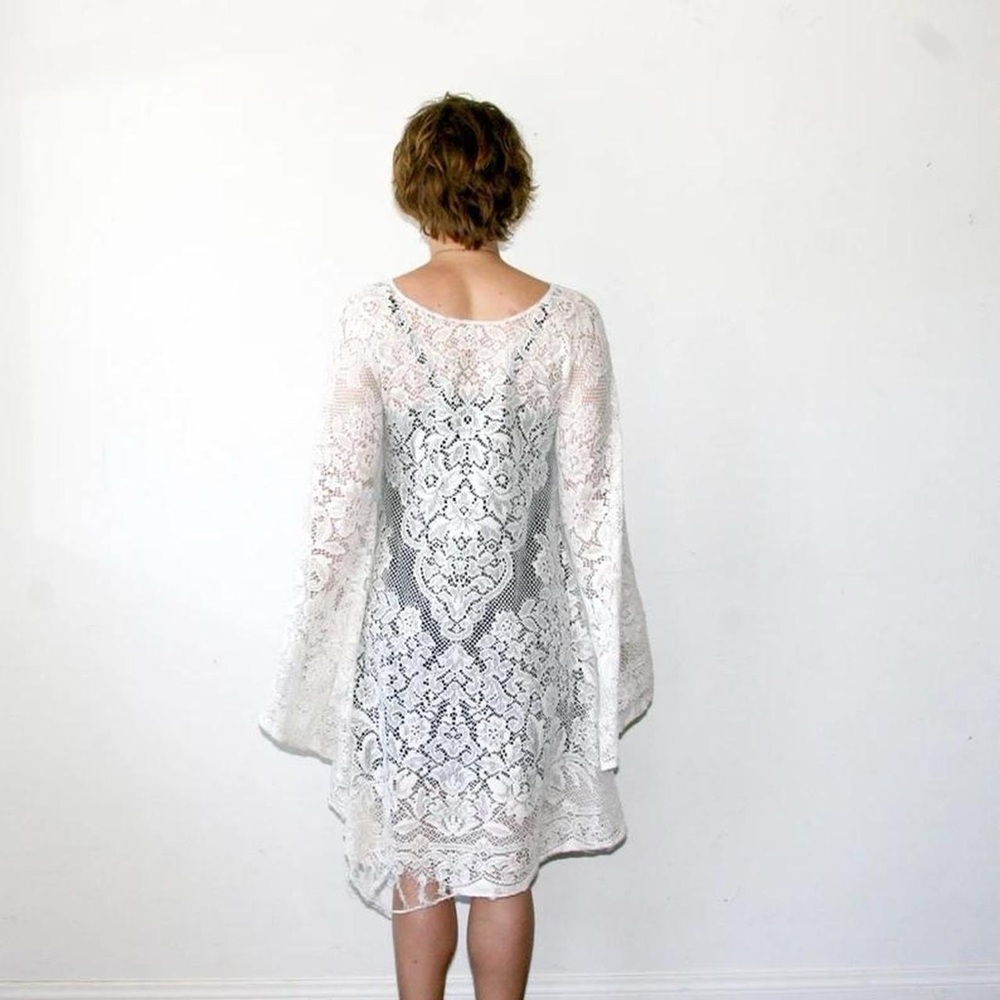 🔮 White witchy lace dress by Rusty Cuts (now Rose Cut Clothing ) 🔮 - Picture 5 of 9